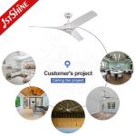 ABS Blade 52 Inches LED Ceiling Fan With Light And Remote Control For Cooling