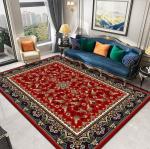 200*300cm Persian Crystal Velvet Rectangle Floor Carpets For Bedroom