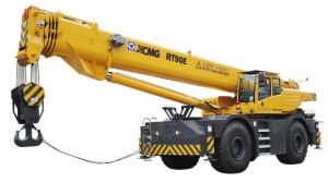 Quality XCMG 90 Ton Boom Truck Crane 4x4 RT90E RT90U Strong Off Road Performance wholesale