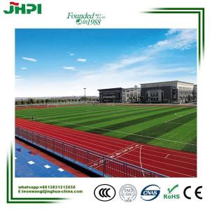 Quality Artificial lawn sports track red school playground wholesale