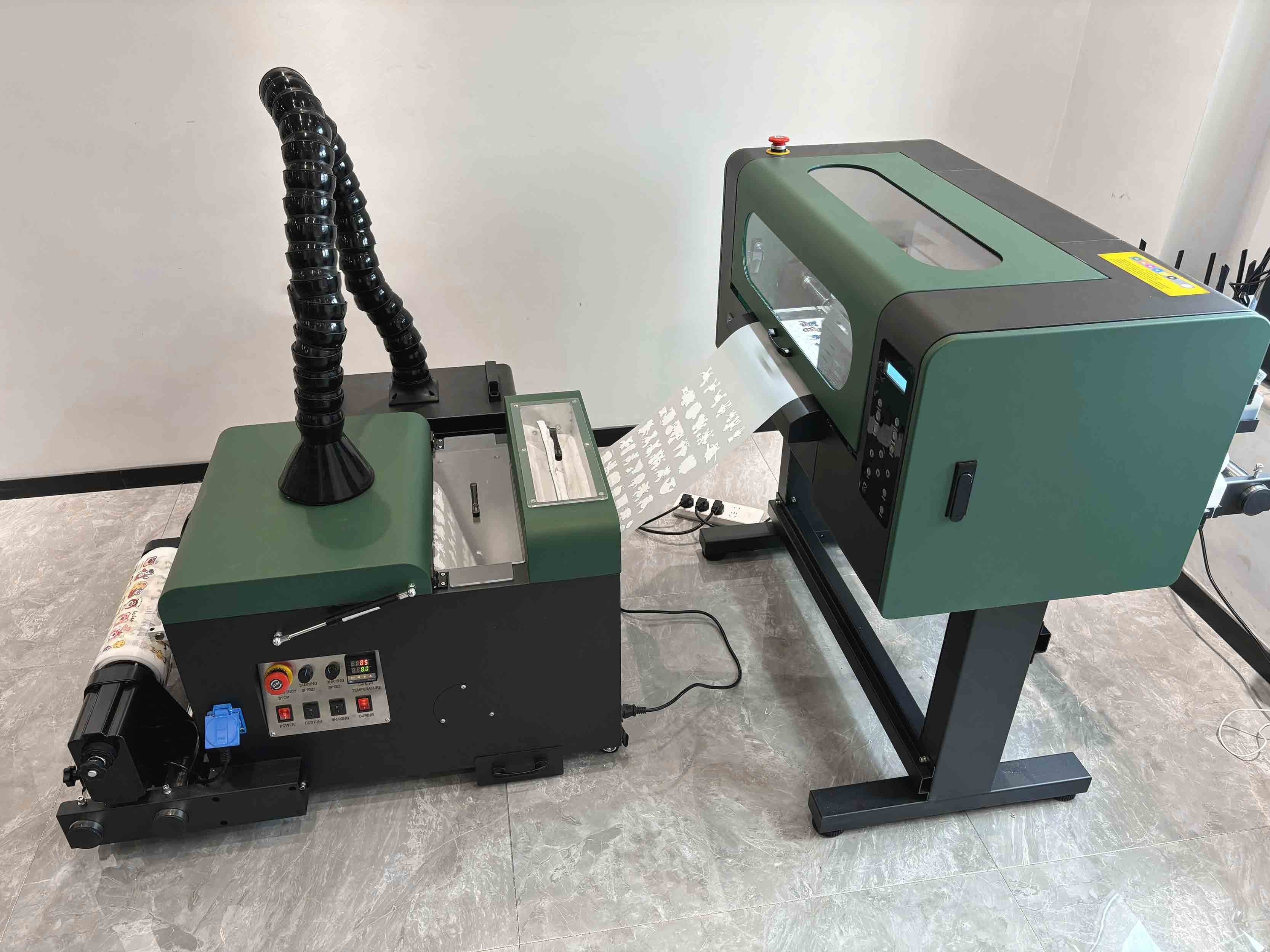 30Cm Dtf Printer Dual F1080 Head White Ink System Inkjet Direct To Film Dtf Printer A3