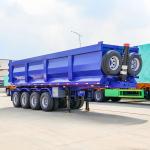 4 Axis (Can Be Customized 2/3/5/6 Axis) 12R20 Tire New Dump Truck Semi-Trailer