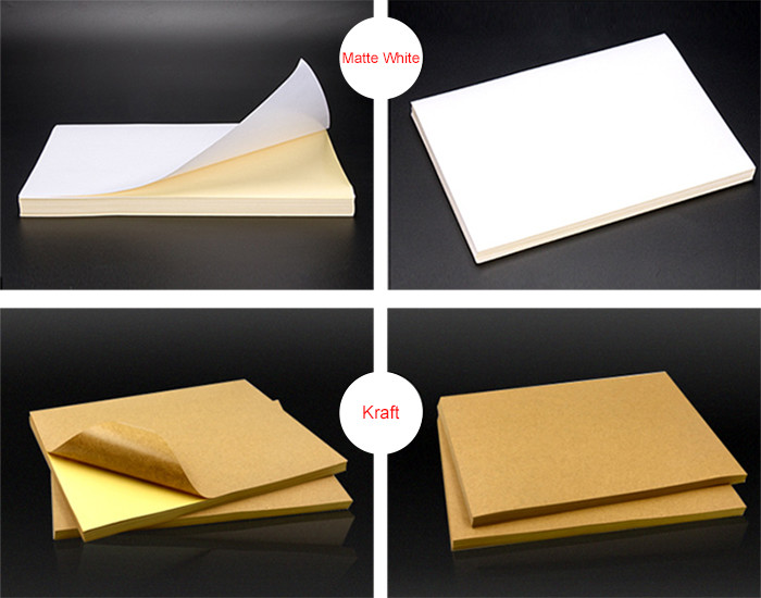 A4 80gsm Premium Matte Sticker Paper , Waterproof Inkjet Sticker Paper Writable