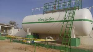 Quality 20MT Propane Gas Station Transporting Propane Tanks For Cylinder Filling 4 Nozzles wholesale