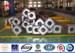 Hot Dip Galvanized 12m Q235 Single Arm Street Light Poles For Road Lighting