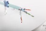 HDPE Insulation Data Communication Cable Cat 6a Network Cable 305M Roll