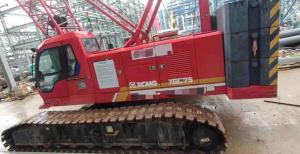 Quality 75 Ton Used Crawler Crane XCMG XGC75 Model 199 kw Rated Power wholesale