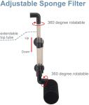 Sponge Aquarium Water Filter For 10 Gallon Tank