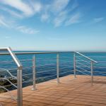 Corrosion-Resistant Stainless Steel Handrails for Oceanfront Decks