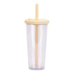 Water Iced Coffee Travel Tumbler With Straw And Lid Reusable