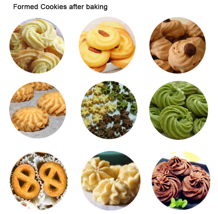 4KW Industrial Cookie Machine Maker Jennys Caramel Biscuit Press Depositor