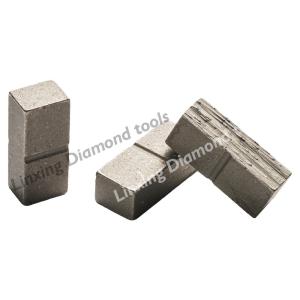 Quality Fast Diamond Exposed Diamond Segments for Marble Cutting Long Life Span and Golden wholesale