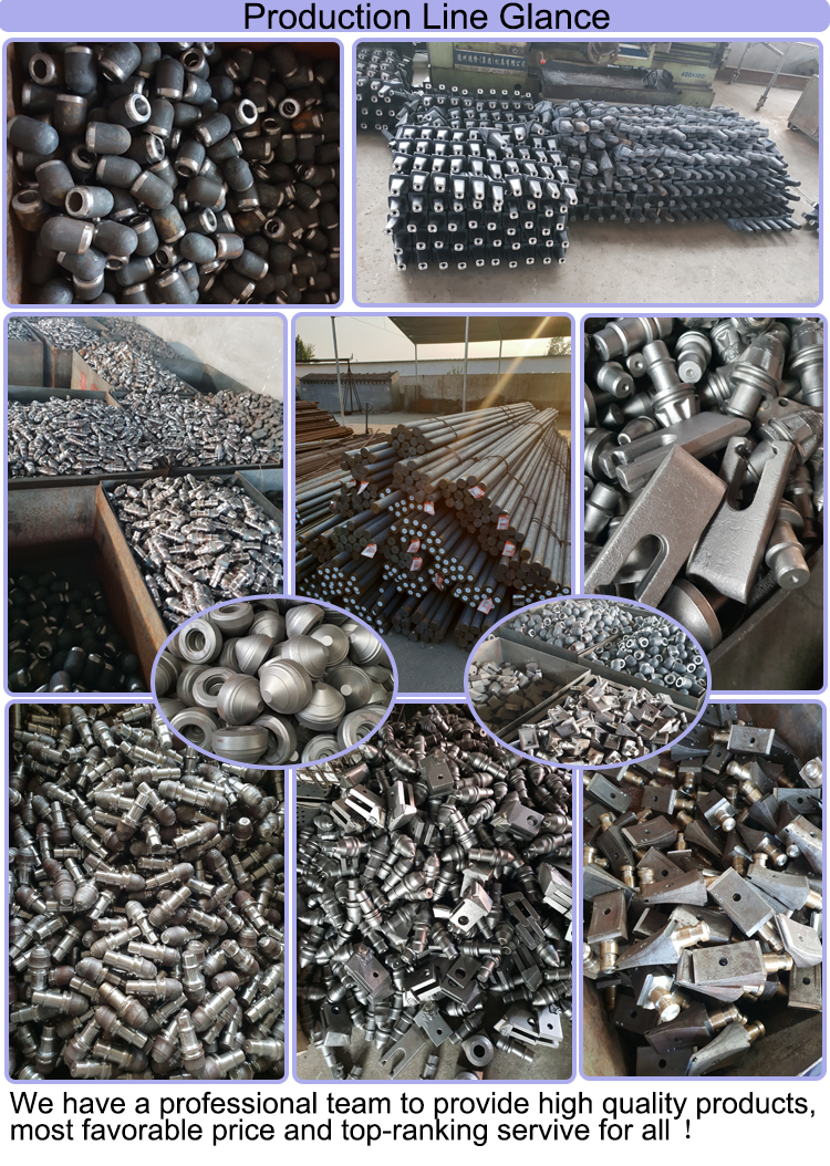 V20 Rock Auger Teeth With Sany XCMG ZOOMLIN Mait Soilmec Rig Machine