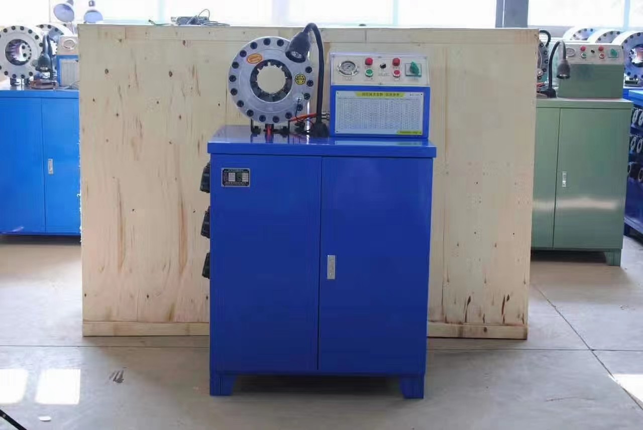 High-Pressure Electric Hydraulic Hose Crimping Machine 31.5mpa Productivity 200 Pcs/h