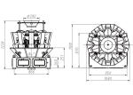 Candy No Spring 490kg Automatic Multihead Weigher