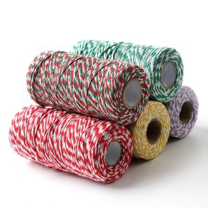 Quality DIY 2 Strand Twisted Cord 550 Pounds 2mm Cotton Macrame Cord wholesale