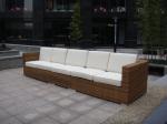 Outdoor Indoor PE Rattan Sofa With Side Sofa , Middle Sofa , Ottoman , Coffee