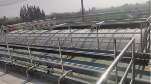 Quality Blue White Green Grey Color Customized Wastewater Tank Covers Arch Gas Collecting Hood Frp Cover wholesale