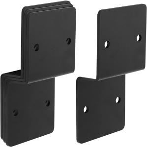 Quality Heavy Duty Steel Black Z Brackets 6&quot; Post To Beam Support ISO9001 Rohs CE wholesale