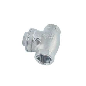 Quality Unidirection Water Flow H14W 304/316 Stainless Steel Swing Check Valve Horizontal wholesale