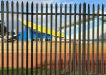 Residential Use Steel Palisade Fencing 2750mm Width High Standard Pvc Coated