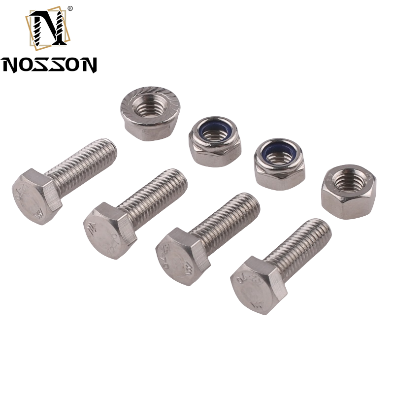 ZINC PLATED M6 Hex Head Bolt Metric Measurement System Titanium Hex Bolts and Nuts DIN 931 for Products