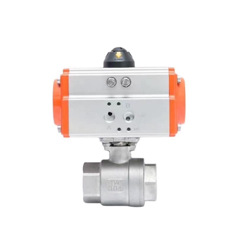 SS304/316 2PC Ball Valve with Pneumatic Actuator