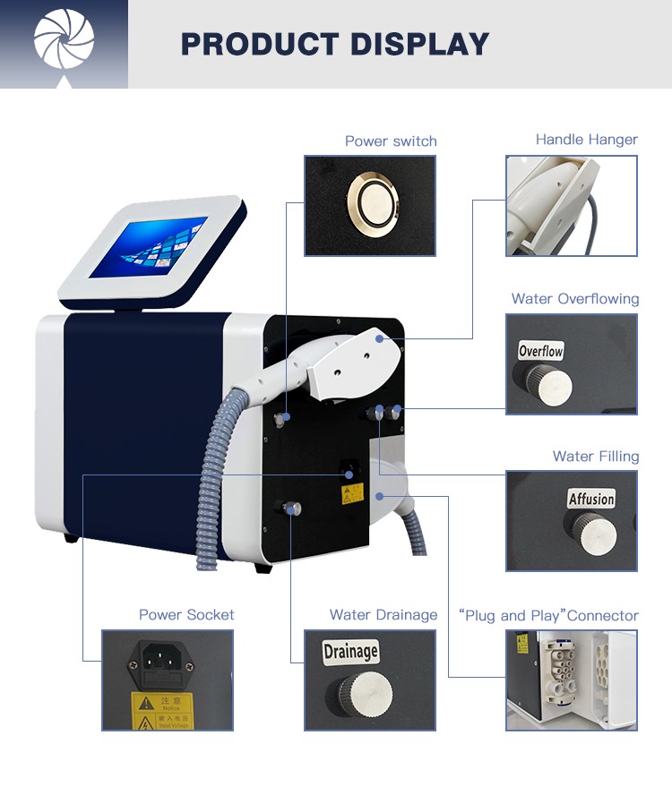 IPL Laser Single Pulse Technology Hair Removal Device Elight+IPL Skin Rejuvenation Machine