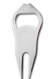 Quality Metal magnetic golf divot tool golf pitch fork with bottle opener wholesale