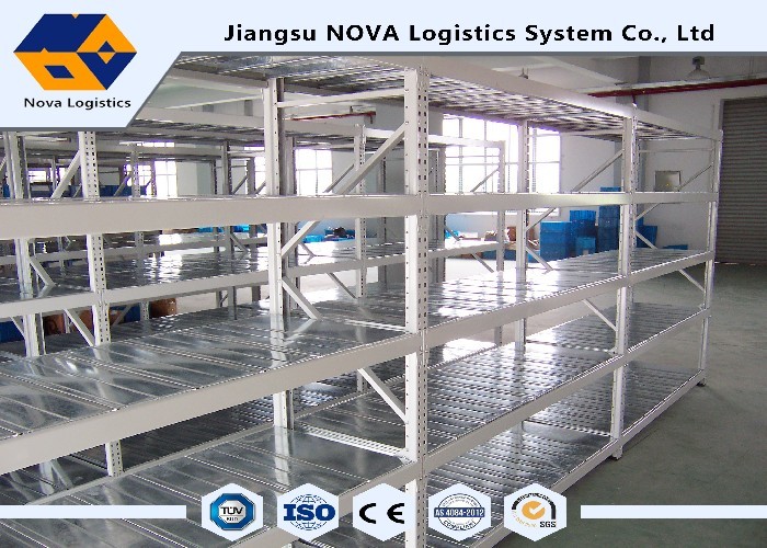 Hot Rolled Steel Stable Longspan Shelving 1000 Kgs Per Layer Loading Capacity