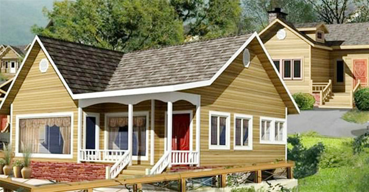 PVC Foam Grey Wood Plastic Composite House Wall Siding Panel for Outdoor Construction