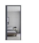 18X18 Plisse Insect Screen , Black Fiberglass Window Mesh Modern
