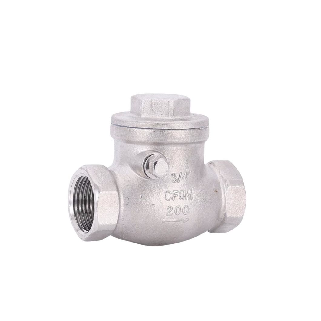 DN50 Stainless Steel 304 Metal Seated Swing Check Valve
