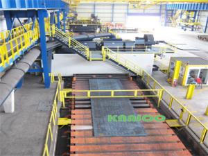 Quality High Speed Steel Plate Shot Blasting Machine With Low Dust Emission wholesale