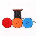 Round Retractable Plastic Stool Outdoor Camping Telescopic Portable Collapsible