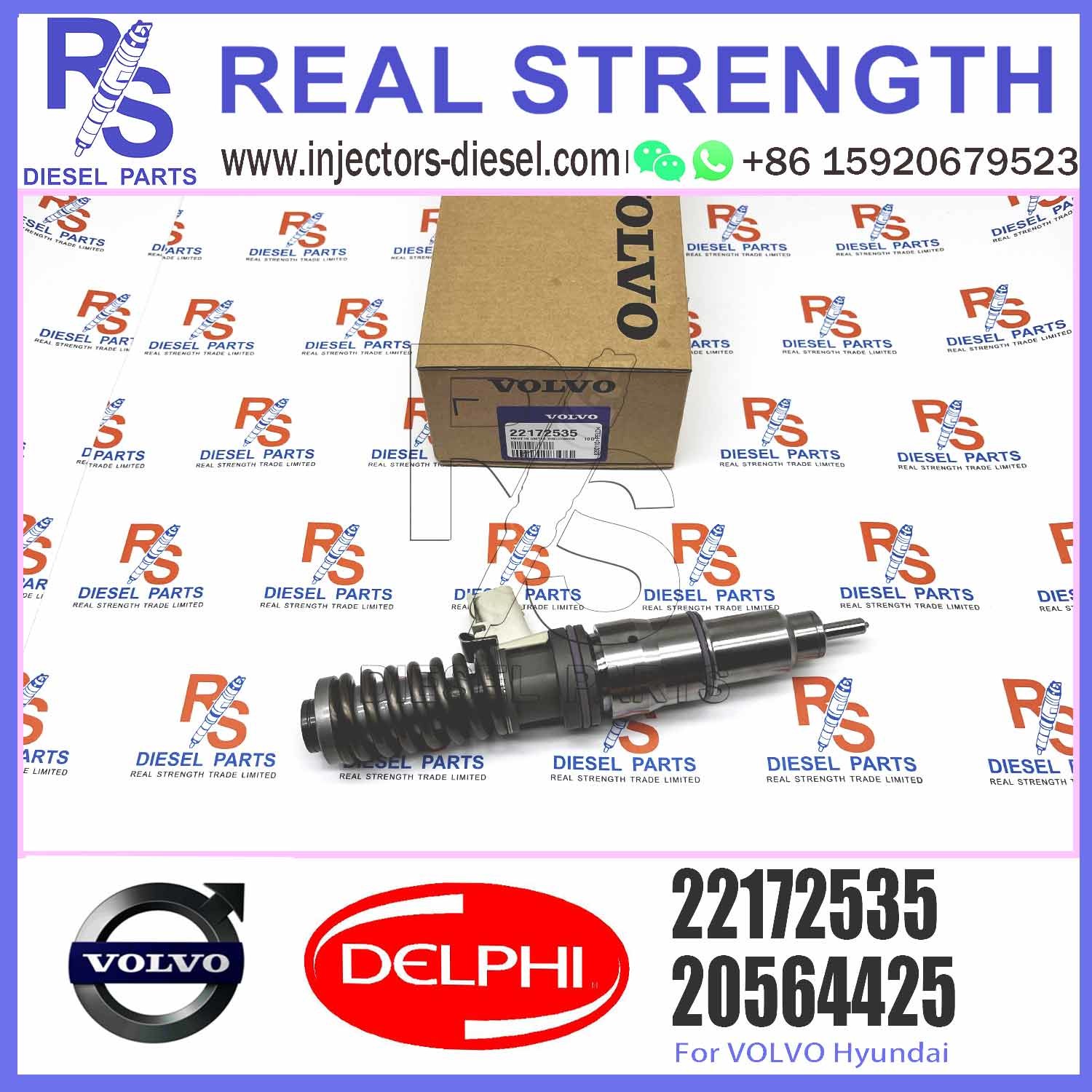 Diesel Fuel Injector 22172535 9022172535 BEBE4D34101 For V-O-L-V D12 3150