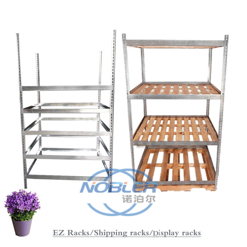 Strong And Durable Metal Boltless Rivet Storage Flower Rack Shelves 1320*1000mm