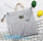 Eco-friendly durable handles Standard size cotton promotional tote shopping bag