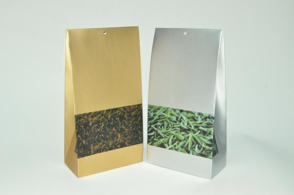 Custom Paper Gift Bags For Tea Packaging, Card Paper Food Packaging Bag For