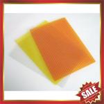 Red Hollow polycarbonate Sheet