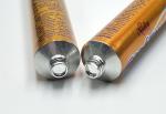 Hair Coloring Aluminum Cosmetic Tubes 25MM Diameter With Glossy Ground Coating