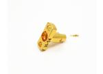 SMP Male Limited Detent Flange Mount Connector for CXN506 Cable