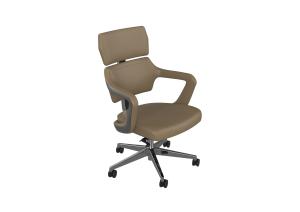 Quality Aluminium Base Ergonomic Office Chair With Butterfly Mechanism wholesale