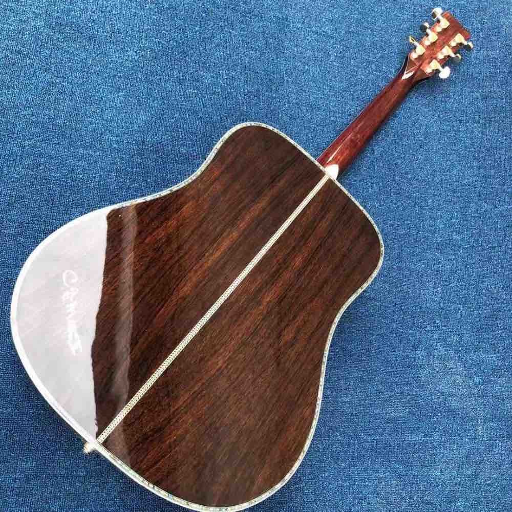 Custom guitar factory Top Quality Solid Spruce Top 41" Cocobolo Back & Sides Acoustic Guitar