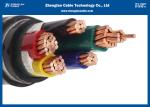 0.6/1kV Fire Resistant Power Cables With PVC Jacket XLPE Insulated / (NYBY/N2XBY