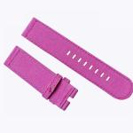 24mm Canvas Strap Watch Band , Cloth loops Rose Red Watch Band