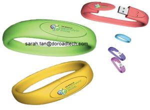 Quality Genuine Capacity Silicone Bracelet USB Flash Drives wholesale