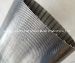 Round 316L Stainless Steel Filter Element 30mm Slot Wedge Wire Pipe Non Magnetic