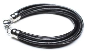 Quality Leather Bracelet, Stainless Steel Clasp wholesale