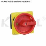 10A 3 Pole Waterproof Rotary Isolator Switch Changeover IEC Standard